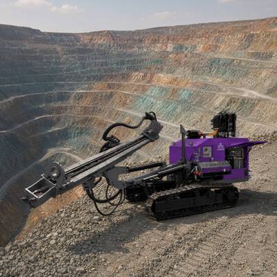 Máquina de perforación de pozos baja tasa de fallas conveniente mantenimiento hidráulico DTH perforación de la plataforma de perforación de minería precio