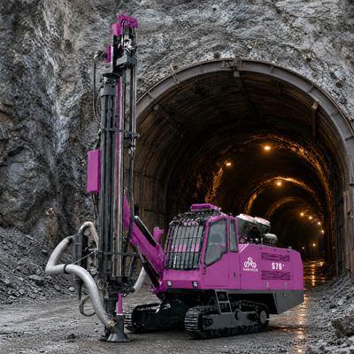 Automatic Rod Changer Blasthole Drilling Machine Dust Collection Mining Drilling Equipment DTH Drilling Rig