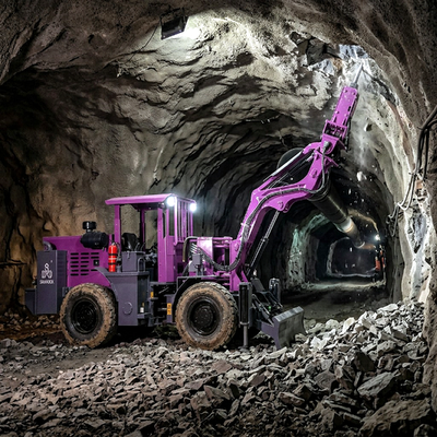 Underground Scaling Rig Secondary Rock Breaker and Tunnel Scaling Drilling Rig Machine